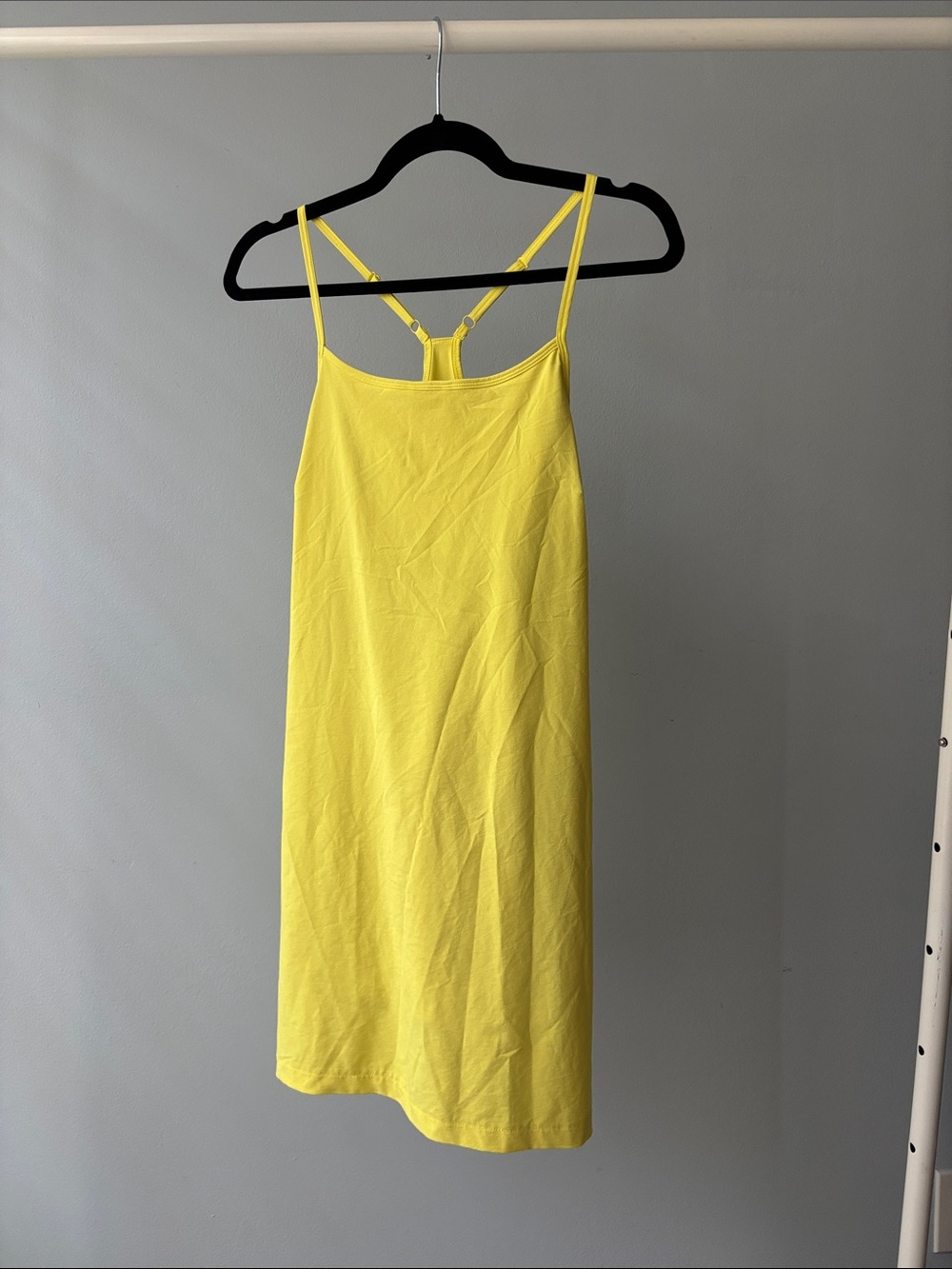 All In Motion Bright Yellow Athletic Dress with T-Back Straps